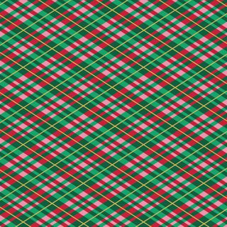 HOLLY JOLLY PLAID METALLIC