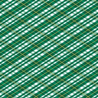 HOLLY JOLLY PLAID METALLIC