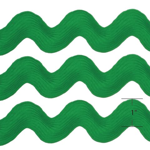 RIC RAC 9.1M 1" EMERALD