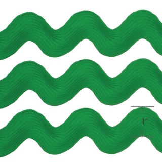 RIC RAC 9.1M 1" EMERALD