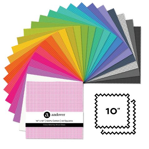 CROSS STITCH 10" SQUARE