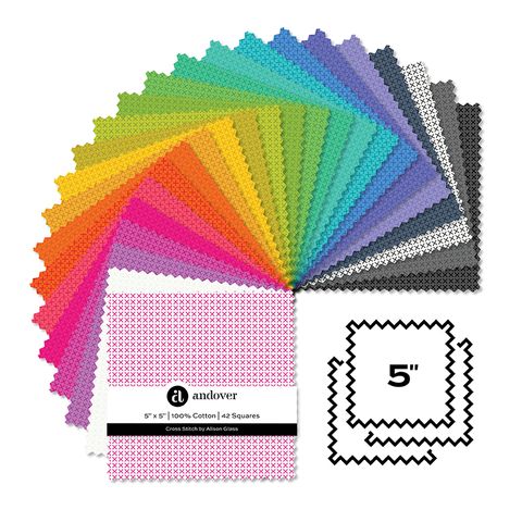 CROSS STITCH 5" SQUARE