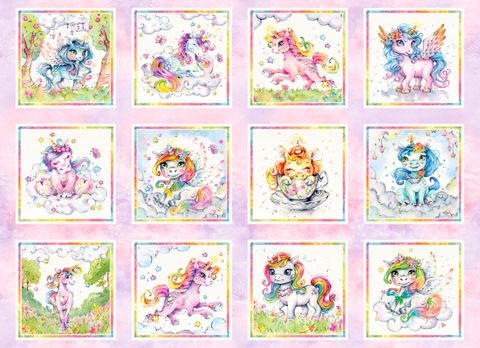 UNICORN WISHED & RAINBOW KISSES PINKPRPL