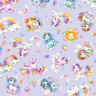 UNICORN WISHED & RAINBOW KISSES PURPLE