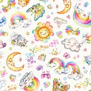 UNICORN WISHED & RAINBOW KISSES CLOUD