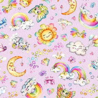 UNICORN WISHED & RAINBOW KISSES PURPLE