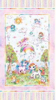 UNICORN WISHED & RAINBOW KISSES PANEL