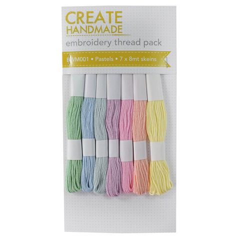 BW EMBROIDERY THREAD PACK PASTEL