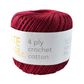 4PLY CROCHET COTTON MERLOT