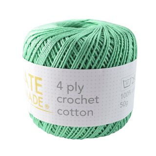 4PLY CROCHET COTTON SPEARMINT