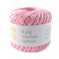 4PLY CROCHET COTTON CARNATION