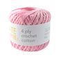 4PLY CROCHET COTTON CARNATION