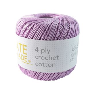 4PLY CROCHET COTTON LAVENDER