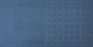 COSMO SASHIKO CTTN/LINEN PRECUT CIRCLE