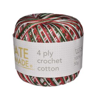 4 PLY CROCHET COTTON VER XMAS