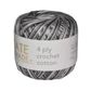 4PLY CROCHET COTTON VER GREYS