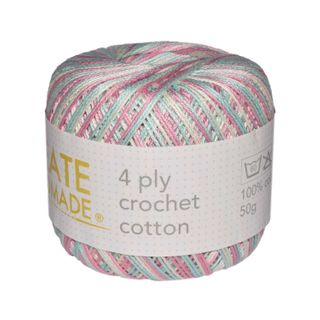 4 PLY CROCHET COTTON VER PASTEL