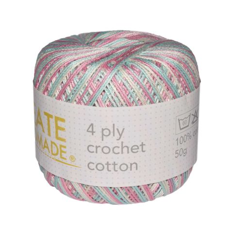 4PLY CROCHET COTTON VER PASTEL