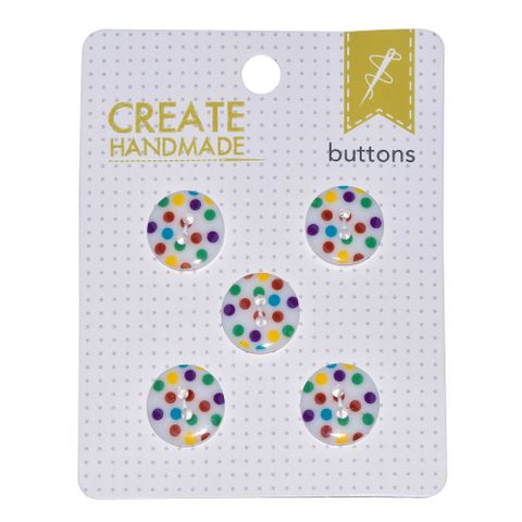 CARDED BUTTONS MULTI SPOT