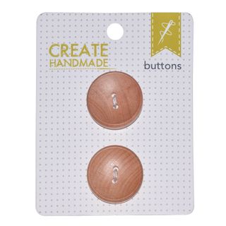 CARDED BUTTONS WOOD
