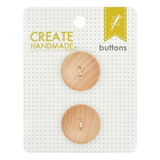 CARDED BUTTONS WOOD