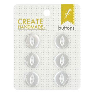 CARDED BUTTONS WHITE