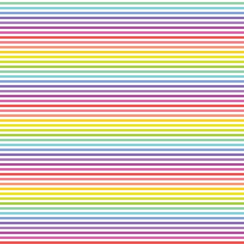 STRIPES WHITE RAINBOW