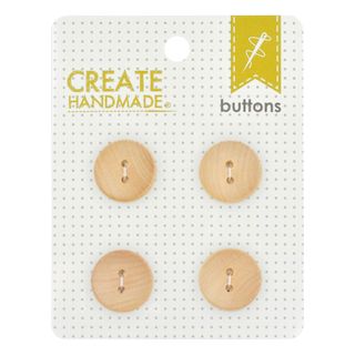 CARDED BUTTONS WOOD