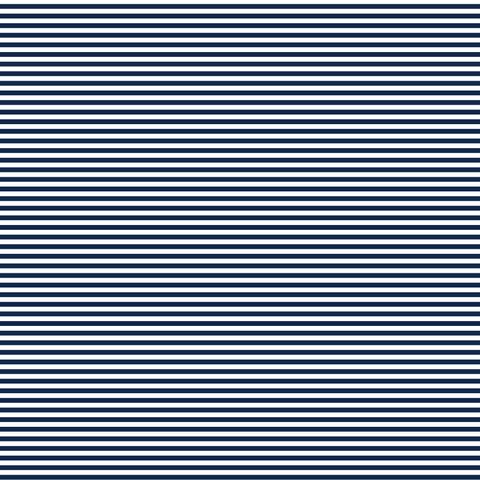 FUNDAMENTALS 1/8 STRIPE GAMBIER BLUE