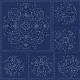 MANDALA PANEL NAVY