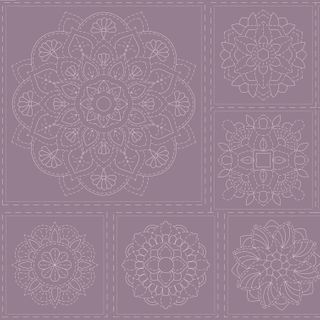 MANDALA PANEL FROSTED GRAPE