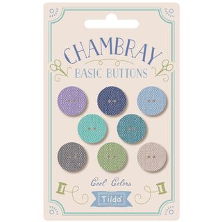 TILDA CHAMBRAY BUTTONS COOL