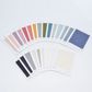 SAMPLE CARD LINEN SOLIDS CARD SET