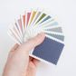 SAMPLE CARD LINEN SOLIDS CARD SET