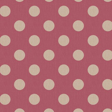 TILDA CHAMBRAY DOTS BURGUNDY