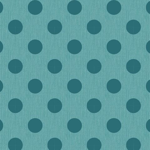 TILDA CHAMBRAY DOTS AQUA