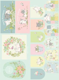 Playful Spring Cot Panel