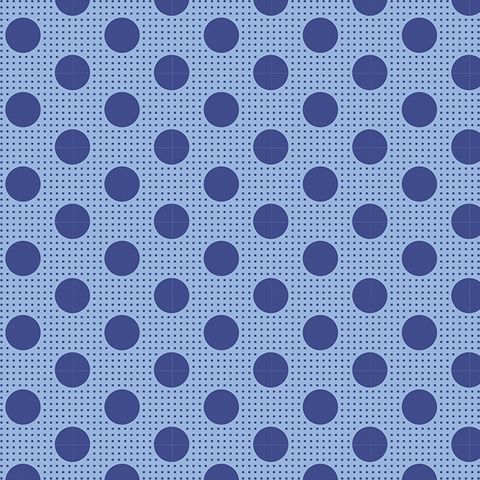 TILDA MEDIUM DOTS DENIM BLUE