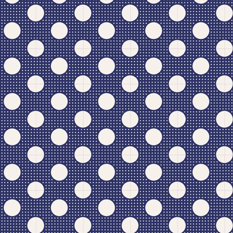 TILDA MEDIUM DOTS NIGHT BLUE