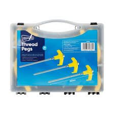 20pc Screw In Hard Ground Peg