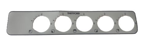 Thetford 5 Hole Grey Fascia Hob Decal for Spinflo 4 Burner