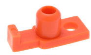 Replacement Hook End for Peg - Orange