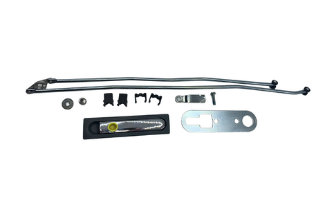 Hartal 3 point gas locker rod set - Grey/Chrome