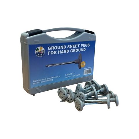 Steel Ground Sheet Pegs 15 With Case