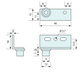 Black Pivot Hinges (pair)