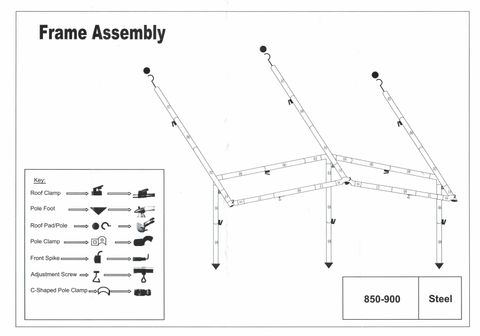 Savanna Steel Frame Set 8-10