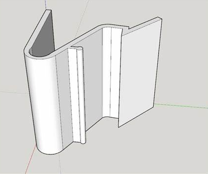 Shower Door Latch (3D Printed)