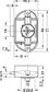 Nickel Push Lock One Sided Zinc Alloy (with rod facility)