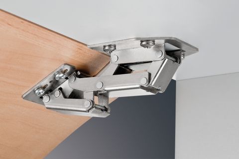 Stay Flap Hinge with Soft Close for Overlay Mounting