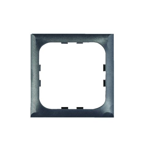 C-Line Black 1 Way Face Plate Squared